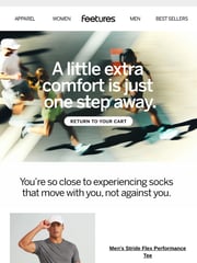 Email Inspiration from Feetures