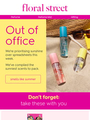 Email Inspiration from Floral Street
