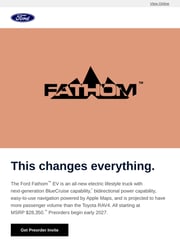 Email Inspiration from Ford Motor Company