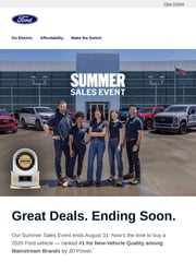 Email Inspiration from Ford Motor Company