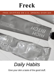 Email Inspiration from Freck Beauty