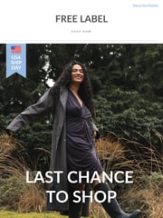 Email Inspiration from Free Label