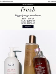 Email Inspiration from fresh