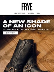 Email Inspiration from FRYE