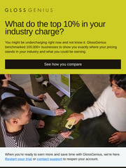 Email Inspiration from GlossGenius