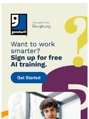 Email Inspiration from Goodwill Industries International