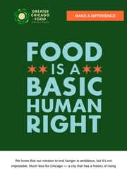 Email Inspiration from Greater Chicago Food Depository