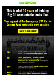 Email Inspiration from Greenpeace USA