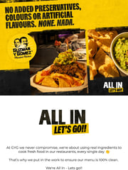 Email Inspiration from Guzman y Gomez