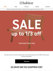 Email Inspiration from Habitat