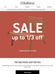 Email Inspiration from Habitat