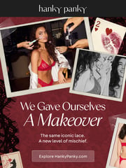 Email Inspiration from Hanky Panky