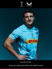 Email Inspiration from Harlequins Store