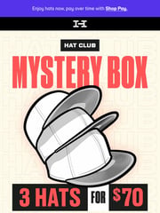 Email Inspiration from Hat Club