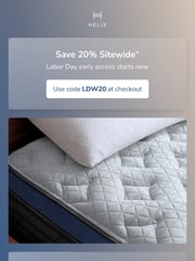 Email Inspiration from Helix Sleep