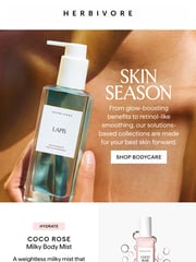 Email Inspiration from Herbivore Botanicals
