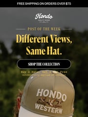 Email Inspiration from HondoHatCo