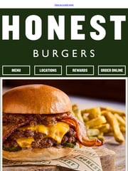 Email Inspiration from Honest Burgers