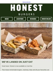 Email Inspiration from Honest Burgers