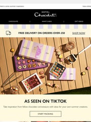 Email Inspiration from Hotel Chocolat