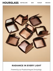 Email Inspiration from Hourglass Cosmetics