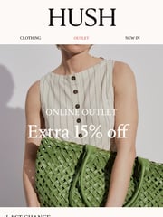 Email Inspiration from Hush Outlet