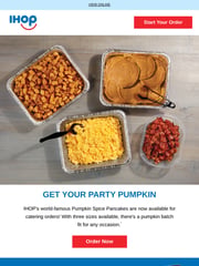 Email Inspiration from IHOP