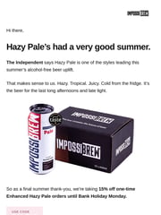 Email Inspiration from IMPOSSIBREW®