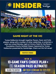 Email Inspiration from Indiana Pacers