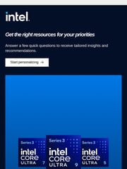 Email Inspiration from Intel Corporation