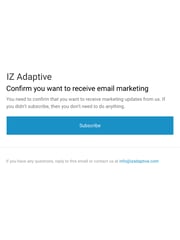 Email Inspiration from IZ Adaptive