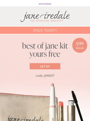 Email Inspiration from Jane Iredale