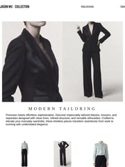 Email Inspiration from Jason Wu Collection