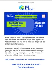 Email Inspiration from Jeremy Pittman, EDF Action