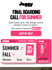 Email Inspiration from Joggy