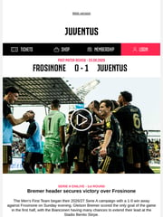 Email Inspiration from JUVENTUS