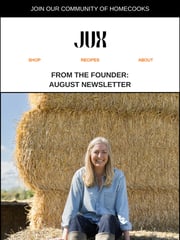 Email Inspiration from JUX Food