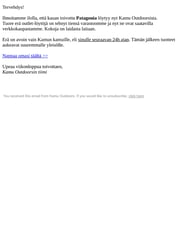 Email Inspiration from Kamu Outdoors