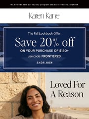 Email Inspiration from Karen Kane