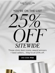 Email Inspiration from Kate Somerville