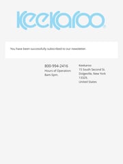 Email Inspiration from Keekaroo