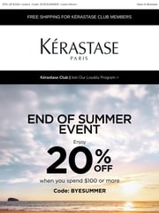 Email Inspiration from Kérastase