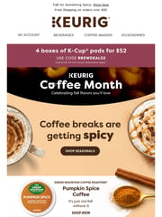 Email Inspiration from Keurig