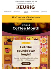 Email Inspiration from Keurig