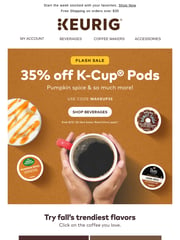 Email Inspiration from Keurig