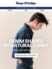 Email Inspiration from Kings Of Indigo