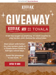 Email Inspiration from Kodiak