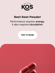 Email Inspiration from KOS Nutritionals