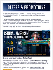 Email Inspiration from LA Galaxy