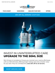 Email Inspiration from La Roche-Posay